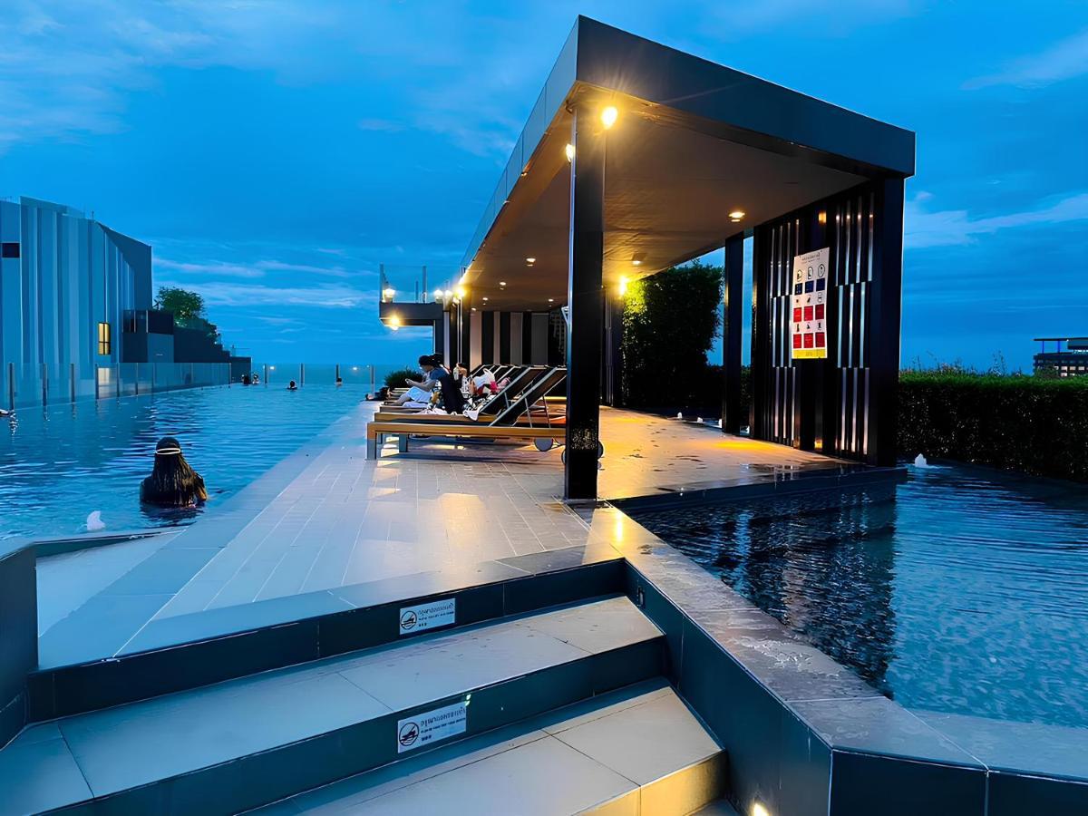 פאטאיה Amazing Infinity Pool Condo Next To The Beach מראה חיצוני תמונה