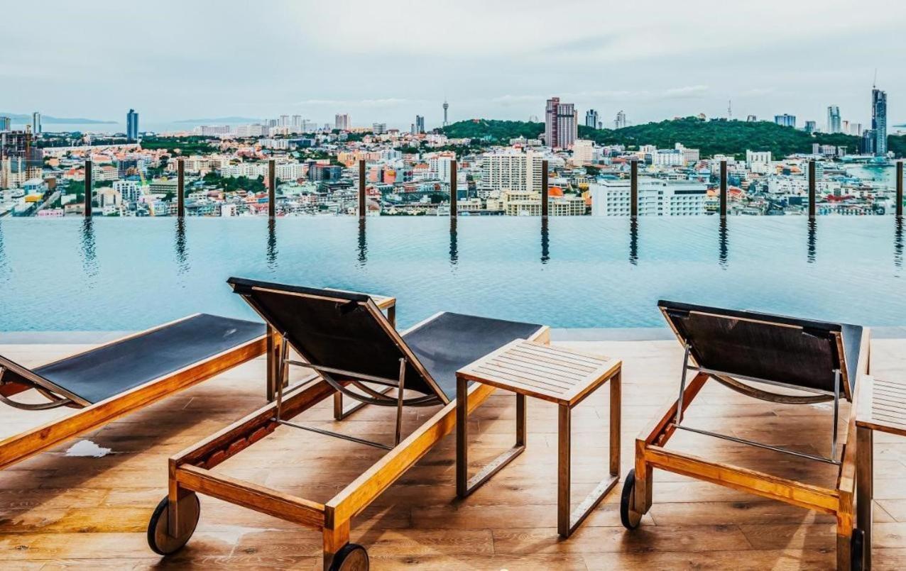 פאטאיה Amazing Infinity Pool Condo Next To The Beach מראה חיצוני תמונה
