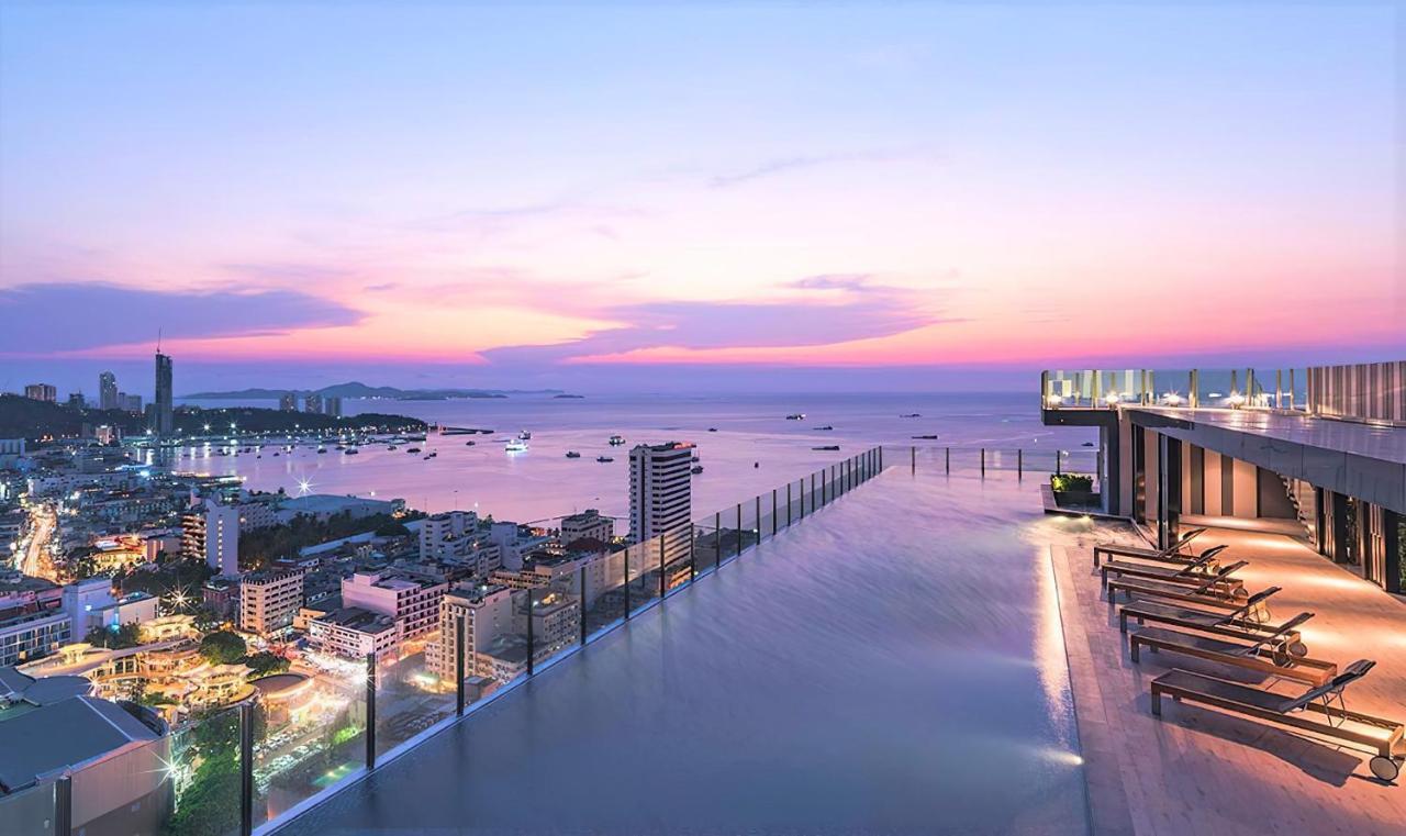פאטאיה Amazing Infinity Pool Condo Next To The Beach מראה חיצוני תמונה