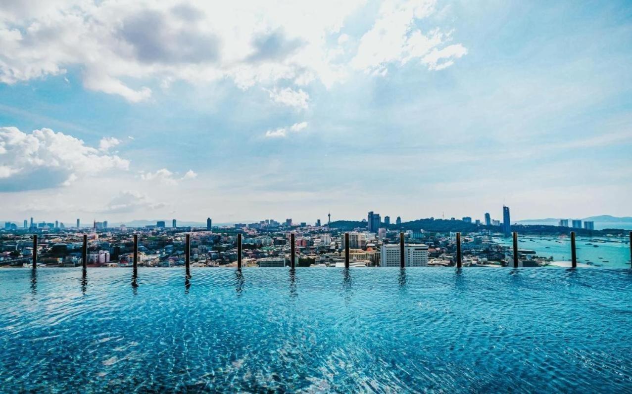 פאטאיה Amazing Infinity Pool Condo Next To The Beach מראה חיצוני תמונה